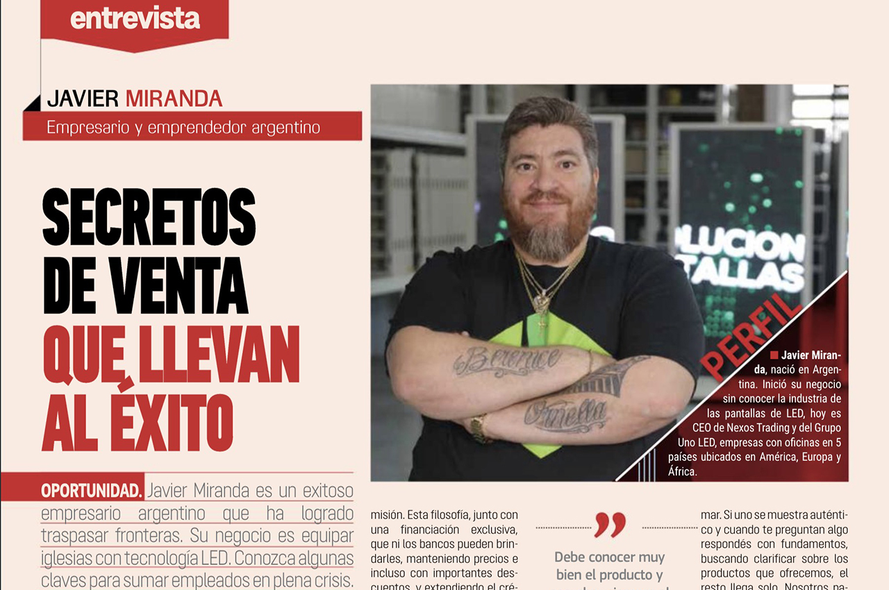 Importante entrevista a Javier Miranda. 