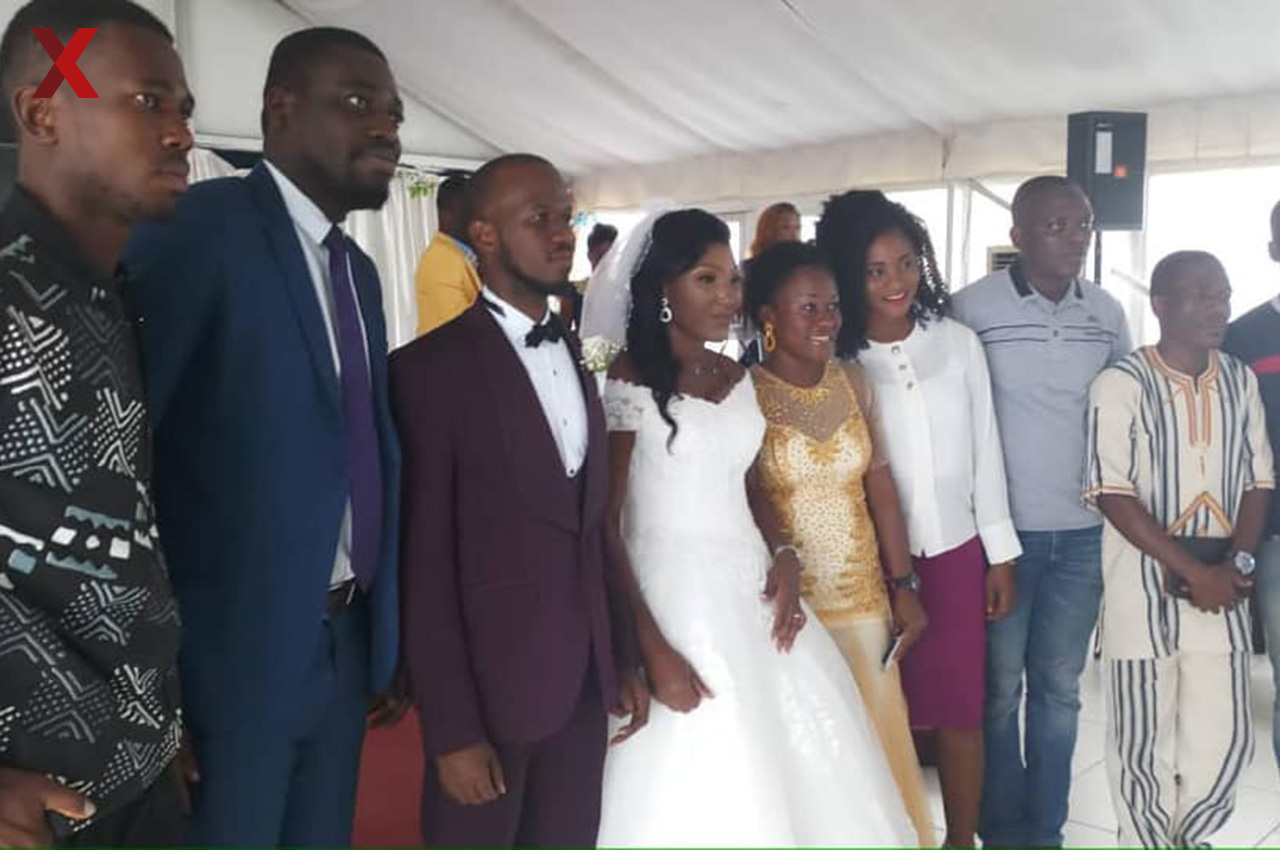 Celebramos el casamiento de Carol, integrante de Nexos Costa de Marfil.